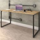 Ver imagem 2 de Mesa para Escritório Home Office Estilo Industrial Form 150cm Carvalho - Lyam Decor