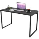 Ver imagem 4 de Kit Mesa Para Escritório com Estante 4 Prateleiras Industrial Form 120 cm Preto Onix - Lyam Decor