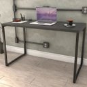 Ver imagem 2 de Mesa para Escritório Home Office Estilo Industrial Form 120cm Preto Onix - Lyam Decor