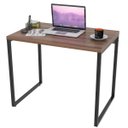Ver imagem 1 de Mesa para Escritório Home Office Estilo Industrial Form 90cm Nogal - Lyam Decor