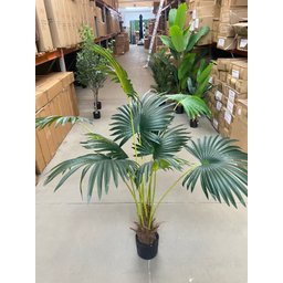 Planta Artificial Árvore Palmeira Leque Grande com 170cm - 3