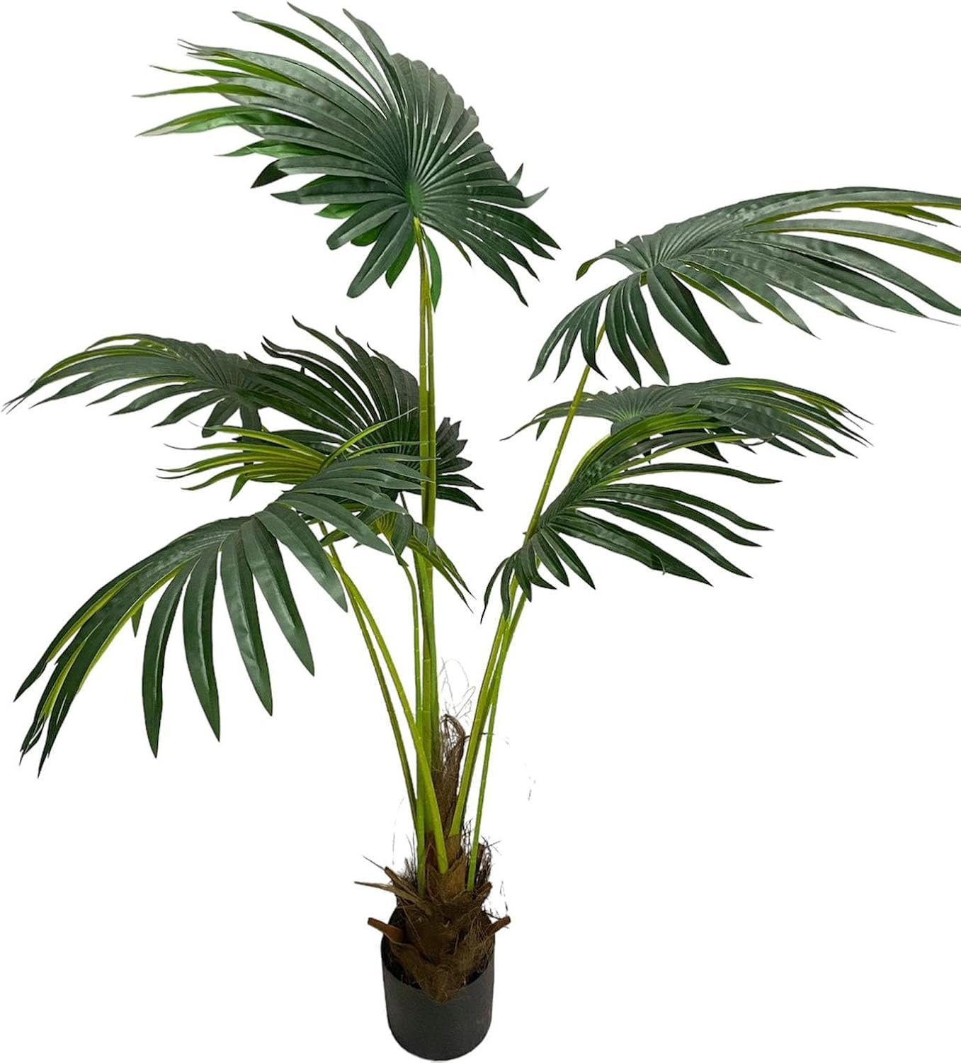 Planta Artificial Árvore Palmeira Leque Grande com 170cm - 3