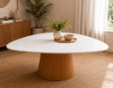 Ver imagem 3 de Mesa Orgânica Canya 125x130cm - Laca Branca