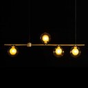 Ver imagem 5 de Pendente Orbit Dourado 4 Globos Transparente PHD1539 Studioluce ST2395