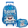 Kit Mochila Com Rodas e Lancheira Up4you Shark Area Maxlog (380935) - 1