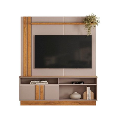 Home Painel Home Fortaleza para TV até 60 Polegadas 160cm MDP Off White Loja Doce Lar