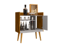 Ver imagem 3 de Aparador Café Ii Organizador Cantinho Café Compacto Funcional:Offwhite/Naturale