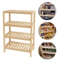 Ver imagem 6 de Estante com 4 Prateleiras de Madeira Maciça Pinus 100x70