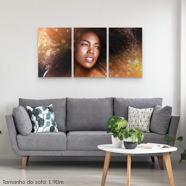 Quadro Decorativo Cabelos Salão Cabeleireira Mulher Decor