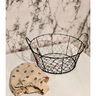 Cesto Forrado Arame Com Alça Decorativo Cozinha Paes - 3