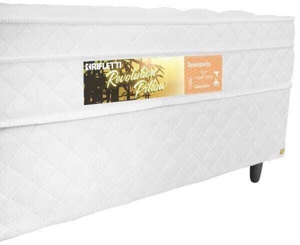 Cama Box Queen + Colchão de Molas Ensacadas e Pillow Revolution (158x198x62) - Branco - 4
