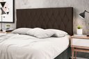 Ver imagem 1 de Cabeceira Casal Queen Jbe Moveis Madri 164cm Marrom Para Cama Box 158cm Decoração Quarto