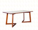 Ver imagem 1 de Mesa de Jantar Retangular Madeira Maciça - Luna-2,0x0,90 metros - Art Salas