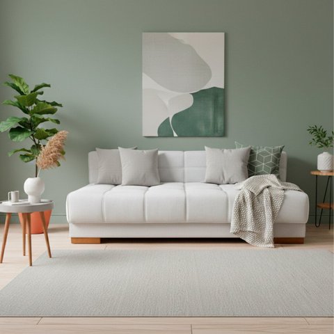 Sofá Modular 2 Lugares para Sala de Estar Aston