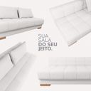 Ver imagem 6 de Sofá Modular 2 Lugares para Sala de Estar Aston Cinza Claro