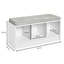 Ver imagem 7 de Organizador Sapateira com Assento Caetana 100% Mdf (sapatos) Woodcore