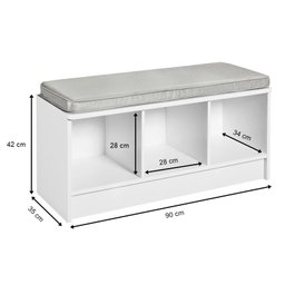 Organizador Sapateira com Assento Caetana 100% Mdf (sapatos) Woodcore - 7 Organizador Sapateira com Assento Caetana 100% Mdf (sapatos) Woodcore - 7