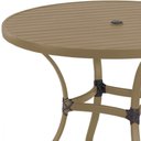 Ver imagem 2 de Mesa com Tampo Ripado Alumínio para Cozinha, Edícula e Piscina Trama Original