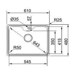 CUBA FRANKE BELL PFBCX 61X48 COM ACESSORIOS 15121 - 3
