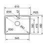 CUBA FRANKE BELL PFBCX 61X48 COM ACESSORIOS 15121 - 3