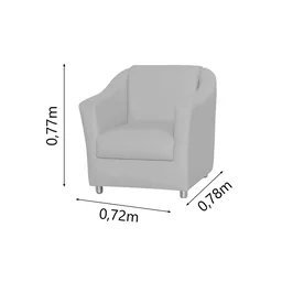 Poltrona Decorativa Bia Matrix - 3