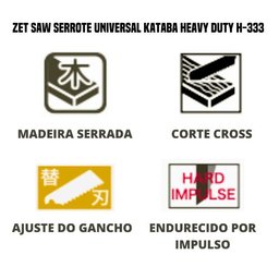 Zet Saw Serrote Universal Kataba Heavy Duty H-333 Ref. 15014 - 9