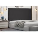 Ver imagem 2 de Cabeceira Garden Para Cama Box Casal 140 cm Suede Preto - D’Rossi