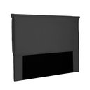 Ver imagem 1 de Cabeceira Garden Para Cama Box Casal 140 cm Suede Preto - D’Rossi