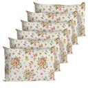 Ver imagem 1 de 6 Fronha Avulsa Percal 200 Fios Algodão Ponto Palito Florzinha