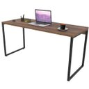 Ver imagem 4 de Kit Mesa Para Escritório com Estante 4 Prateleiras Industrial Form 150 cm Nogal - Lyam Decor