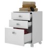 Gaveteiro para Escritório Office Multiuso 3 Gavetas Leone Branco - Lyam Decor - 3