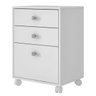 Gaveteiro para Escritório Office Multiuso 3 Gavetas Leone Branco - Lyam Decor - 1