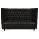 Ver imagem 1 de Kit Cabeceira e Calçadeira Baú King Everest P02 195cm para Cama Box Suede Preto