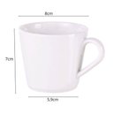 Ver imagem 3 de Jogo 6 Xícaras de Chá com Pires 185ml Porcelana Branca Leonora Tramontina Café Mesa Posta