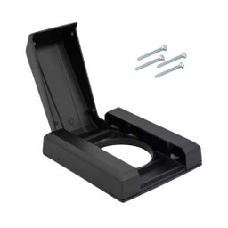 Acabamento para Válvula de Descarga Deca/docol/hidra Universal Metal Preto Fosco - 3