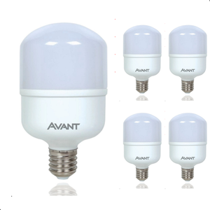 Kit 5 Lâmpada Led Bulbo Hp 50w Alta Potencia E27 6500k