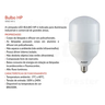 Kit 5 Lâmpada Led Bulbo Hp 50w Alta Potencia E27 6500k - 6