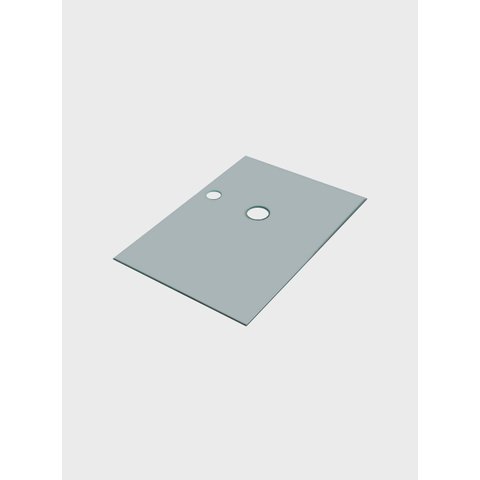 Tampo de Vidro para Gabinete Banheiro Moscou 50 X 35 X 0,6 Cm