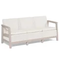 Ver imagem 1 de Poltrona de 3 Lugares Scandi Linea Soft Bege Keter