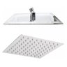 Chuveiro Quadrado Ducha Inox Cromado 20x20 Area Externa Piscina Banheiro - 4