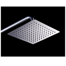 Chuveiro Quadrado Ducha Inox Cromado 20x20 Area Externa Piscina Banheiro - 5