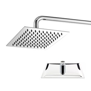 Chuveiro Quadrado Ducha Inox Cromado 20x20 Area Externa Piscina Banheiro