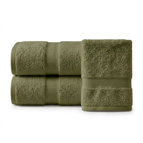 Jogo de Toalhas de Banho e Rosto Super Soft 3 Peças Algodão Super Macio Premium Casa Dona