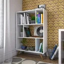 Ver imagem 2 de Estante de Livros Retrô 81cmx124cm Nichos Rt 3015