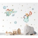 Ver imagem 1 de Adesivo de Parede Pequeno Príncipe Aquarela Planetas