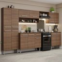 Ver imagem 1 de Armário de Cozinha Completa 293cm Rustic Emilly Madesa 01XA