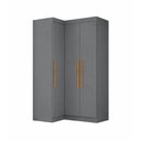 Ver imagem 2 de Guarda-roupa Solteiro Modulado Odisseia Plus 3 Portas Onix - Maxel