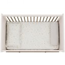 Ver mais imagens de Berço Americano Mini Cama com 2 Gavetas e Mosquiteiro Alegra S05 Off White Nogueira - Lyam Decor