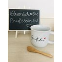 Ver imagem 2 de Caneca Xícara Gratidão + Colher Bambu