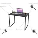 Ver imagem 6 de Kit Mesa para Escritório com Estante Office Estilo Industrial Form 90cm Preto Onix - Lyam Decor